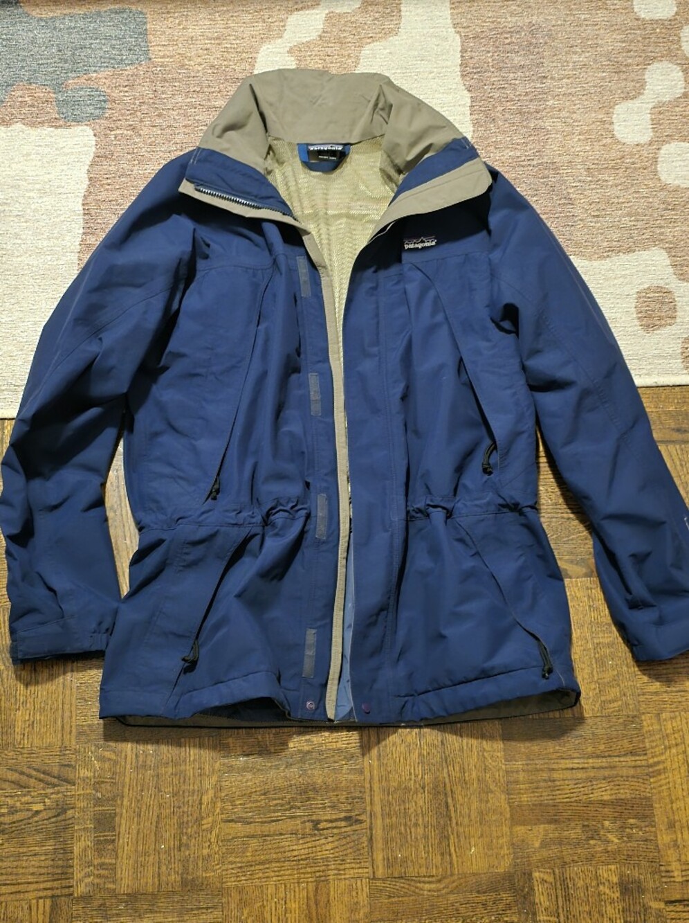 Y2K Goretex Patagonia Navy Jacket Liquis Sky Sz Medium